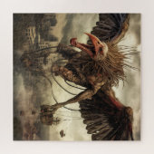 Grote buitenaardse vogel legpuzzel (Horizontaal)