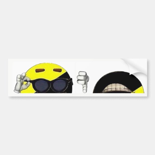 Grote Bumpersticker met hoge Ancap Ball Gold Tier (Voorkant)