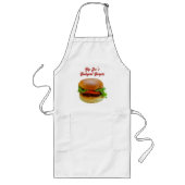 Grote Burger Keuken Schort Voor Mannen (Voorkant)
