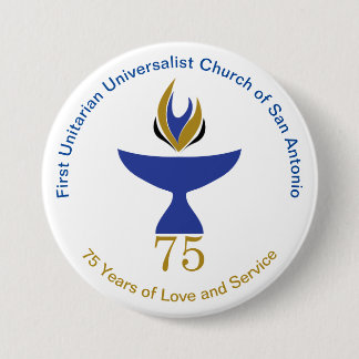 Grote Button, 3 inch Ronde Button 7,6 Cm