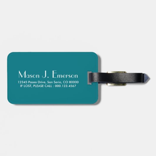 grote c bagagelabel (Achterkant horizontaal)