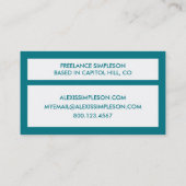 grote c visitekaartje (Achterkant)