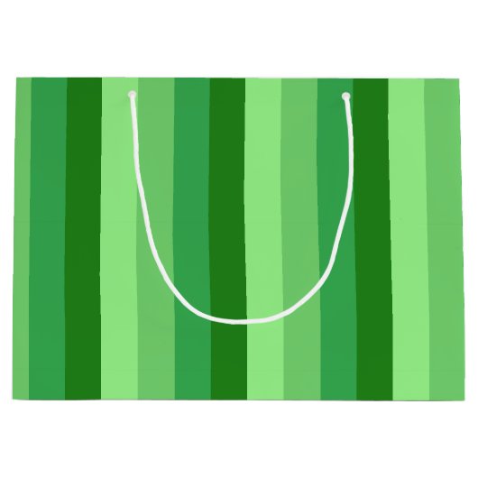 Grote cadeautas groen gras (Voorkant)