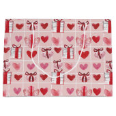 Grote cadeautas met 'Wrapped with Love' (Voorkant)