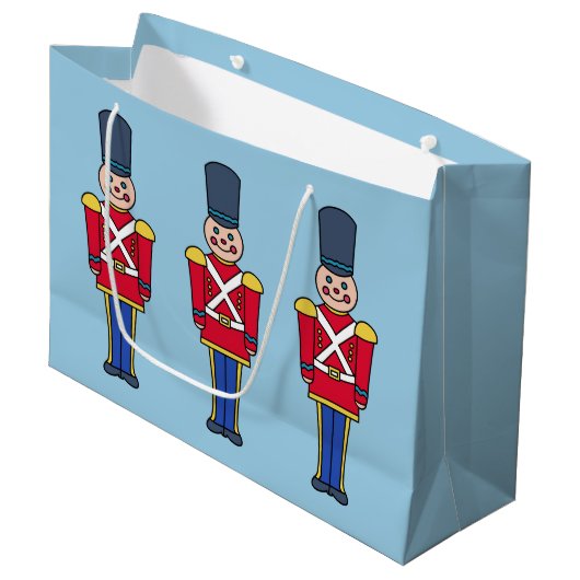 Grote cadeautas Soldatenpop  (Voorkant Gekanteld)