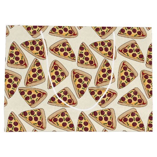 Grote cadeautas van pizzafeestjes (Achterkant)