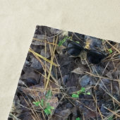 Grote camo-handdoek, jaagCamouflage Strandlaken (In situ)