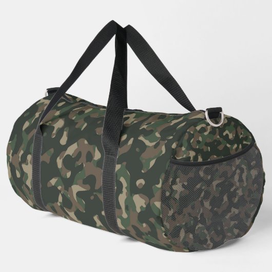 Grote Camouflage Duffel Bag Plunjezak (Rechterhoek)
