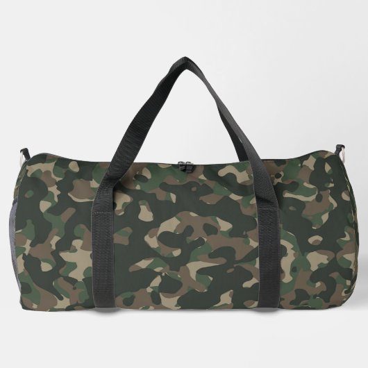 Grote Camouflage Duffel Bag Plunjezak (Achterkant)