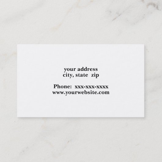 grote camper of recreatievoertuig visitekaartje (Achterkant)