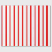 Grote Candy Cane Strepen Cadeaupapier (Vlak)