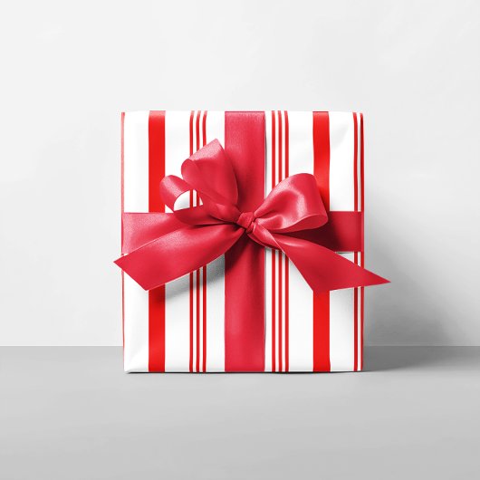 Grote Candy Cane Strepen Cadeaupapier