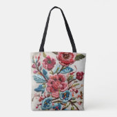 Grote Canvas Canvas tas voor Vrouwen, Rits Handtas (Achterkant)