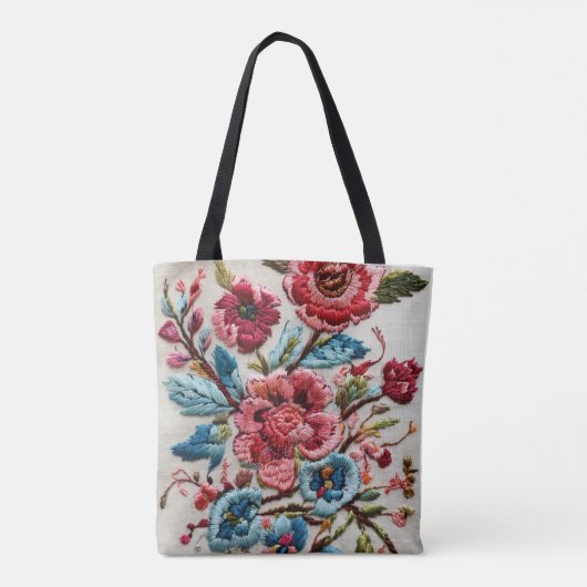 Grote Canvas Canvas tas voor Vrouwen, Rits Handtas (Achterkant)