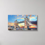 Grote canvas - London Tower Bridge (Voorkant)