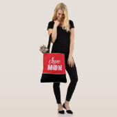 Grote Canvas tas Cheer Mam (Op model)