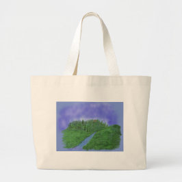 Grote canvas tas in Hill & Stream
