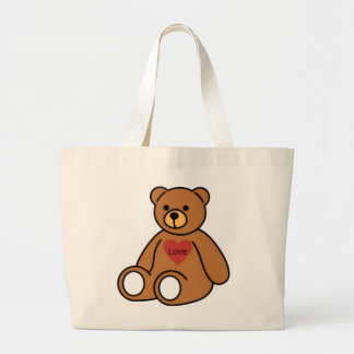 Grote canvas tas – Knuffelbeer