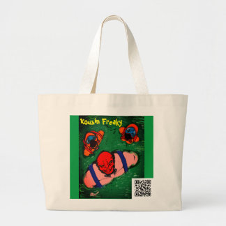 Grote canvas tas met neus