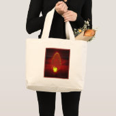 Grote canvas tas met vliegende lite (Voorkant (product))