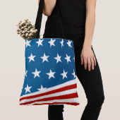 Grote Canvas tas-patriottisch Tote Bag (Dichtbij)