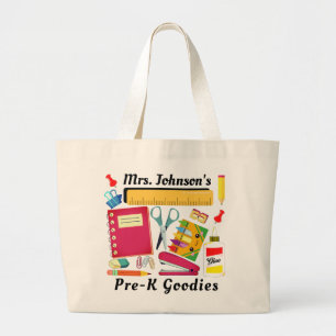 Grote Canvas tas van de leerschool van voor het K