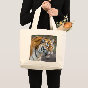 Grote canvas tas van de tijger