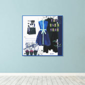Grote canvasafdrukken: maak een verklaring canvas afdruk (Insitu (Houten vloer))