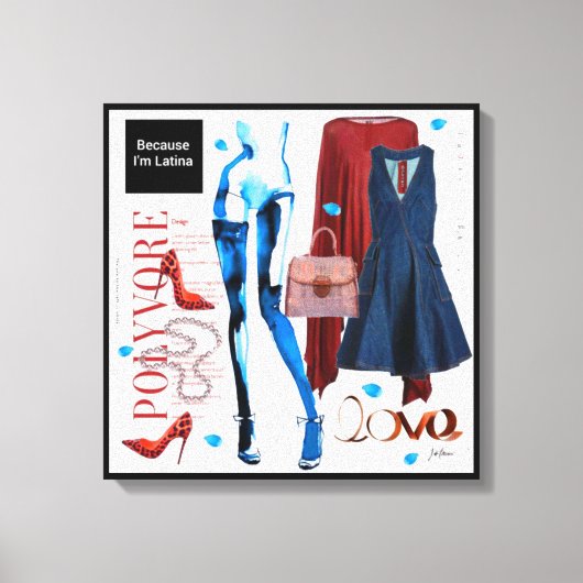 Grote canvasafdrukken: maak een verklaring canvas afdruk (Voorkant)