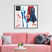 Grote canvasafdrukken: maak een verklaring canvas afdruk (Insitu (Woonkamer))