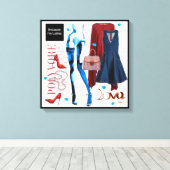 Grote canvasafdrukken: maak een verklaring canvas afdruk (Insitu (Houten vloer))