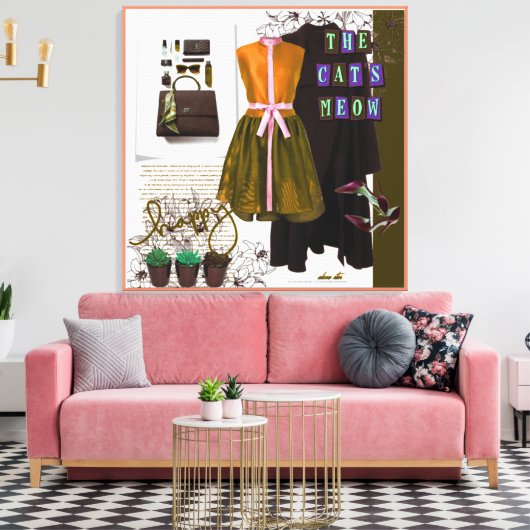 Grote canvasafdrukken: maak een verklaring canvas afdruk (Insitu (Woonkamer))