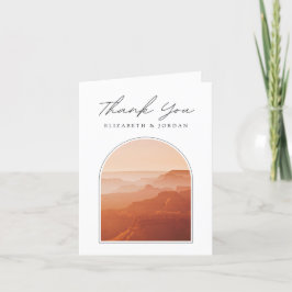 Grote Canyon Foto Blanke Bedankkaart