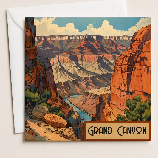 Grote Canyon Oude Zuidwestelijke Landschap