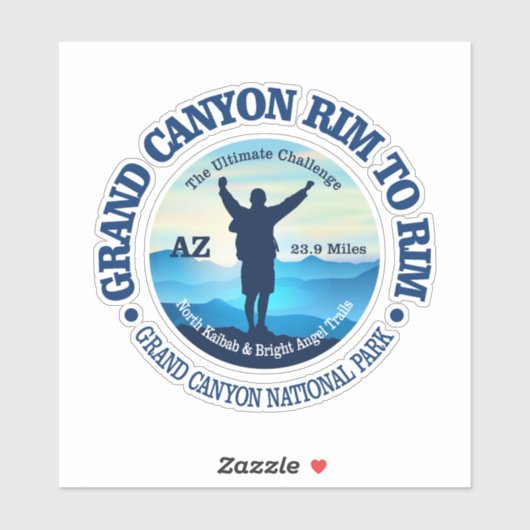 Grote Canyon Rim tot Rim (V) Sticker (Vel)