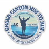 Grote Canyon Rim tot Rim (V) Sticker (Voorkant)