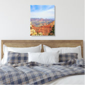 Grote Canyon Rode Rotslagen Canvas Afdruk (Insitu (Slaapkamer))