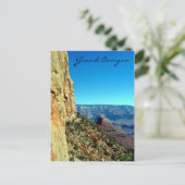 grote canyon sloppen briefkaart (Staand voorkant)