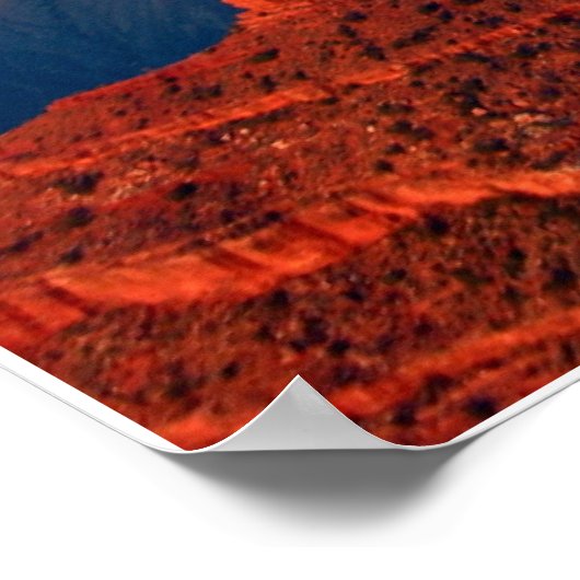 grote canyon zonsondergang poster (Hoek)