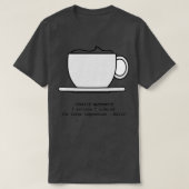 Grote Cappuccino T-shirt (Design voorkant)