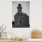 Grote Captain Island Lighthouse Poster (Keuken)
