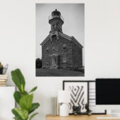 Grote Captain Island Lighthouse Poster (Thuiskantoor)