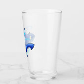 Grote Cartoon haai Glas (Links)