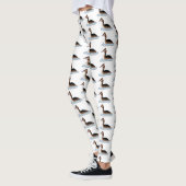 Grote cartoon-illustratie leggings (Links)