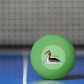 Grote cartoon-illustratie pingpongbal (Net)