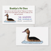 Grote cartoon-illustratie visitekaartje (Voorkant / Achterkant)