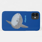 Grote cartoon van de zeeduivel Case-Mate iPhone case (Achterkant (horizontaal))