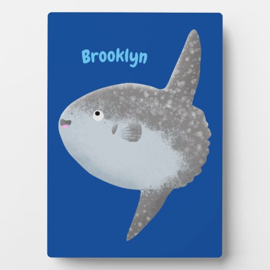 Grote cartoon van de zeeduivel fotoplaat (voorkant)