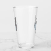 Grote cartoon van de zeeduivel glas (Rechts)