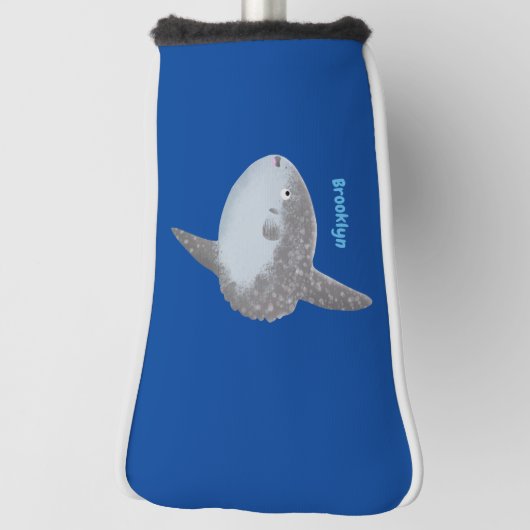 Grote cartoon van de zeeduivel golfheadcover (Draai 90)